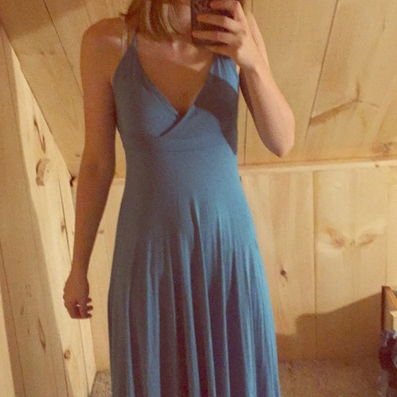 lure Dresses & Skirts - Long Stretchy Comfortable Blue Dress Backless